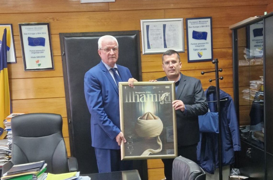 Premijer Vlade Srednjobosanskog kantona upriličio prijem za izvršnog projekt menadžera opere „Ilhamija“