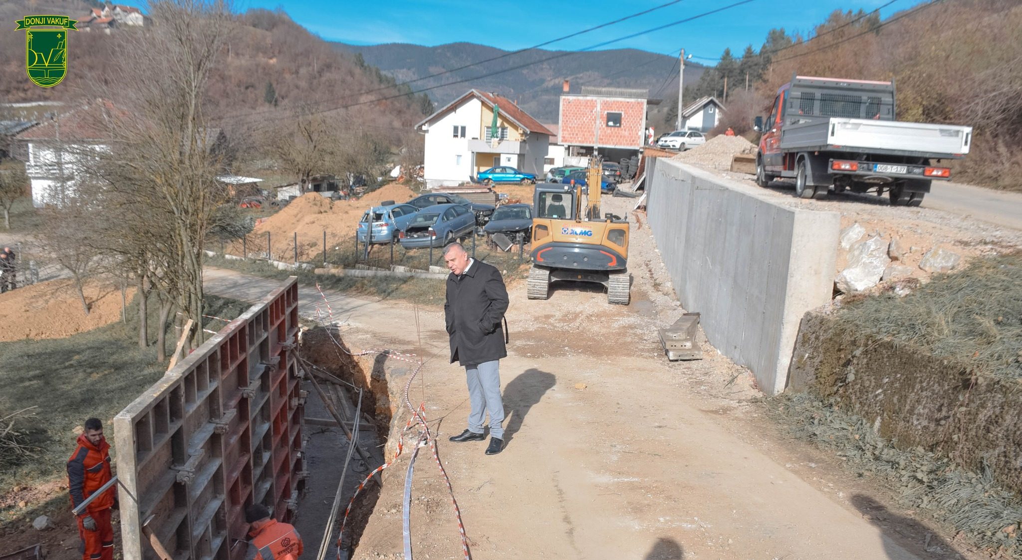 Načelnik Selimović obišao radilište u Oborcima