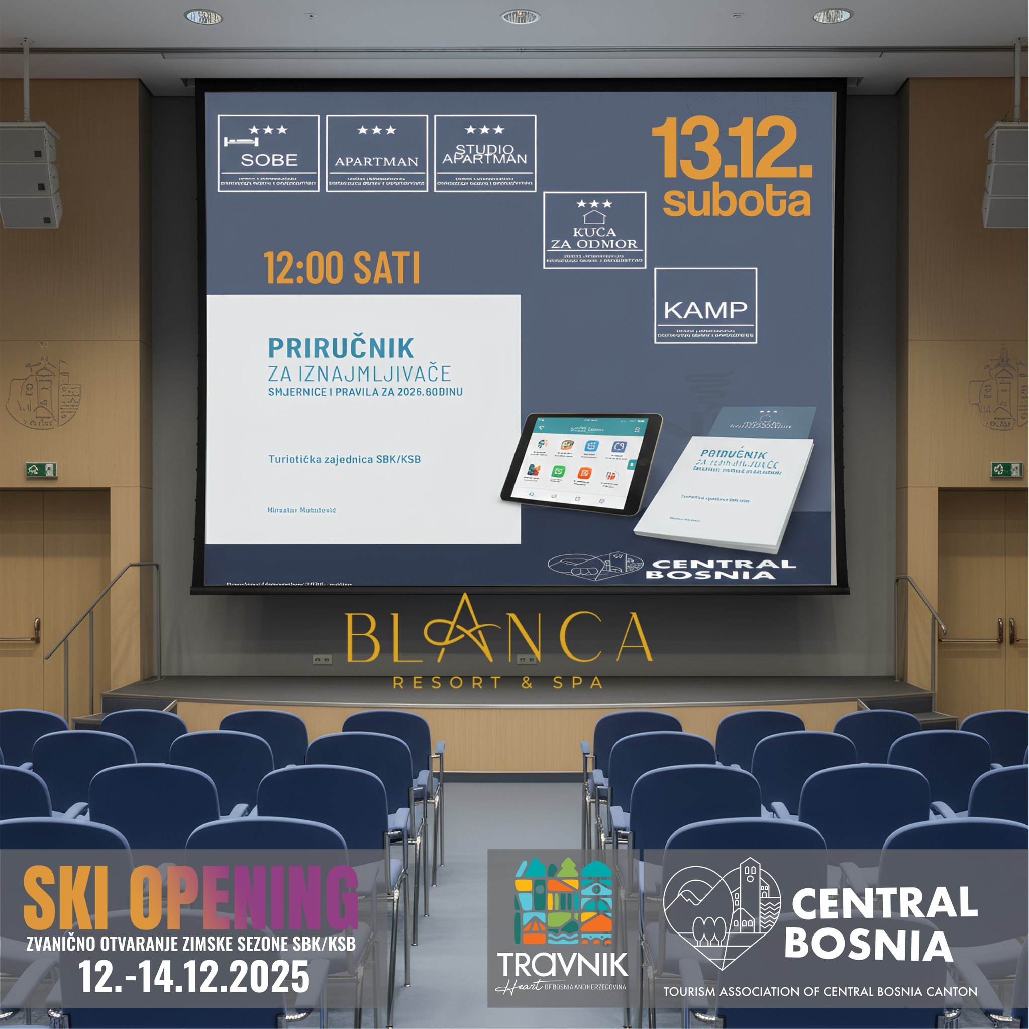 Od subote na području SBK/KSB prijava turista i putem mobilne aplikacije!