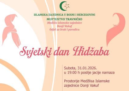 Odjel za brak i porodicu Medžlisa IZ Donji Vakuf: Svjetski dan hidžaba