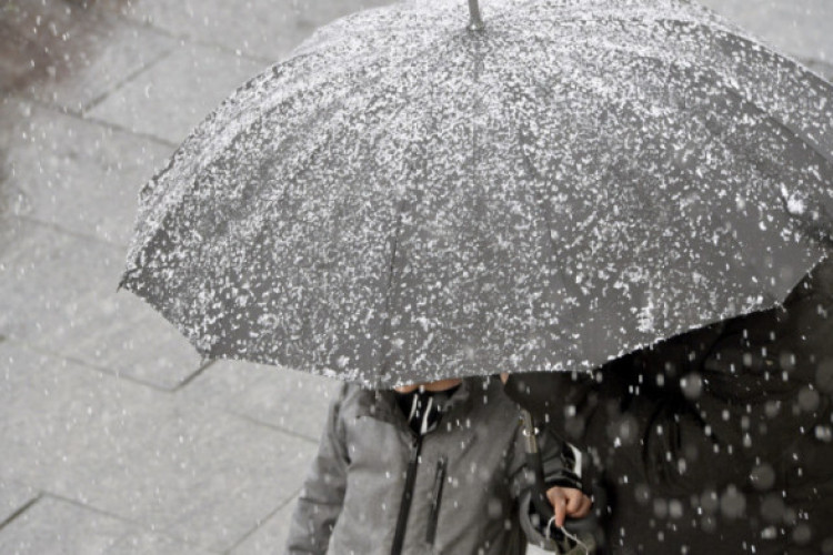 Vrijeme danas: Kiša i susnježica