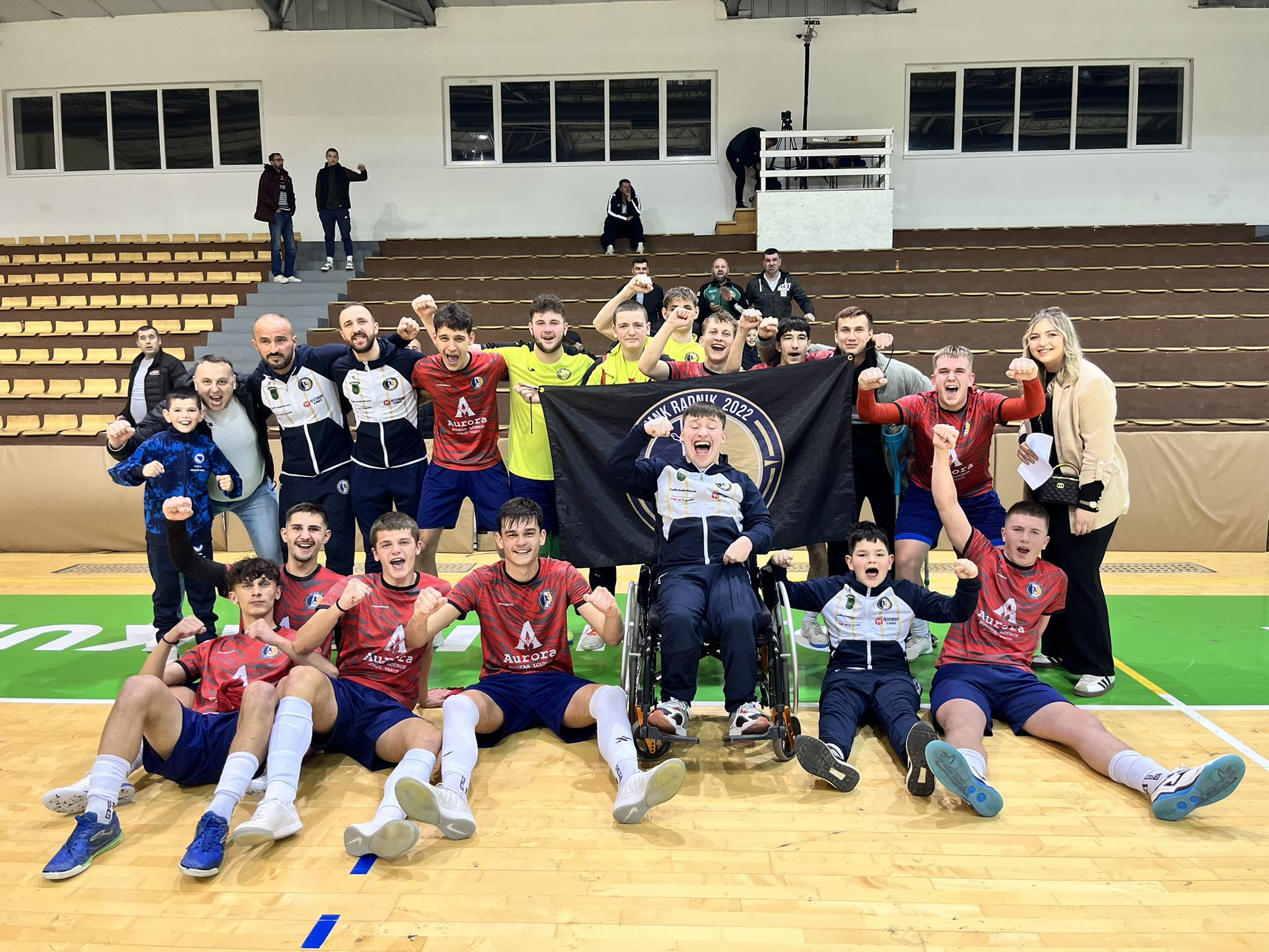 Juniori  MNK “Radnik 2022”  upisali važnu pobjedu u okviru  Premijer futsal lige BiH U-19