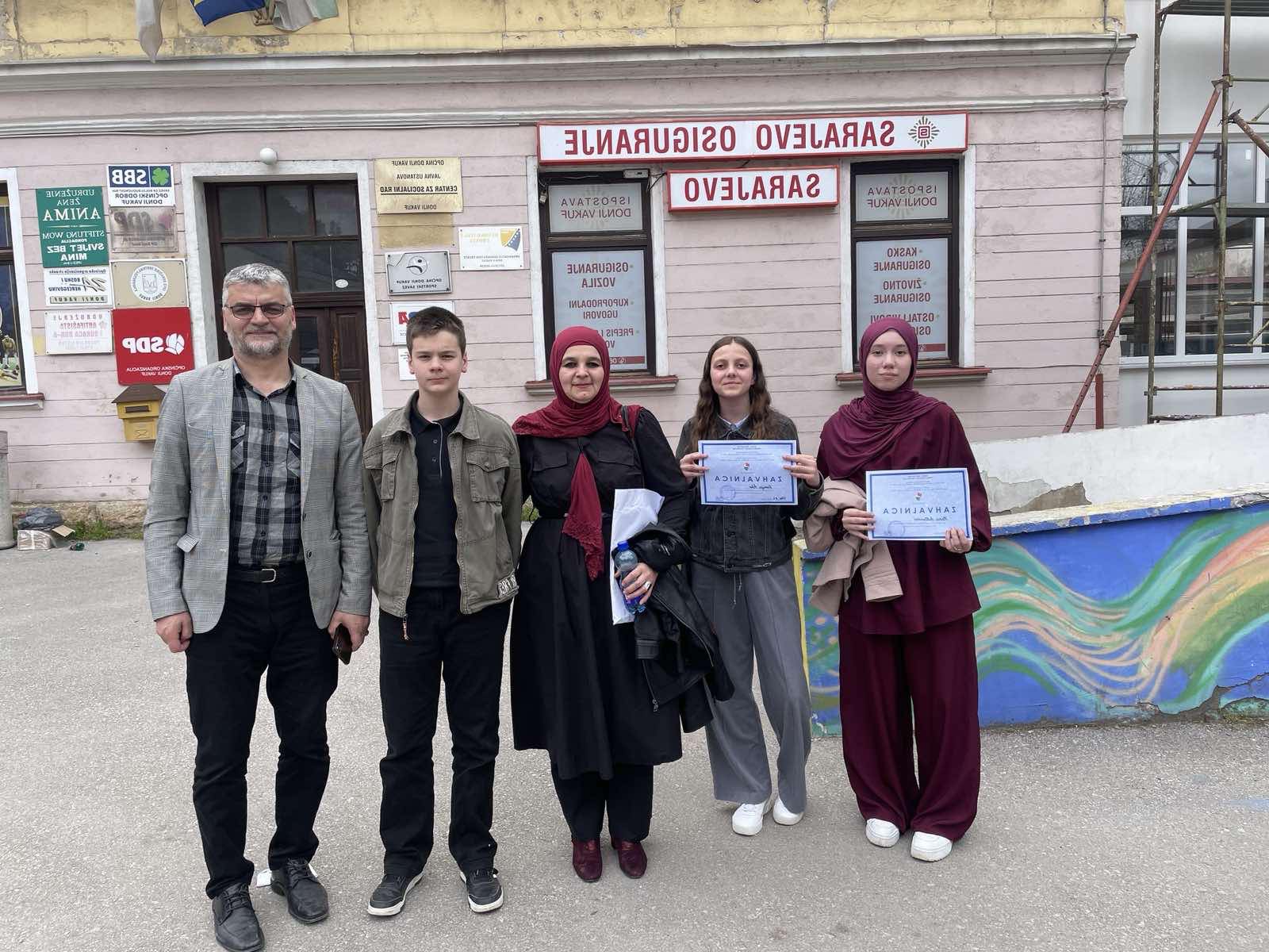 Učenici Prve osnovne škole Donji Vakuf učestvovali na kantonalnom takmičenju iz islamske vjeronauke