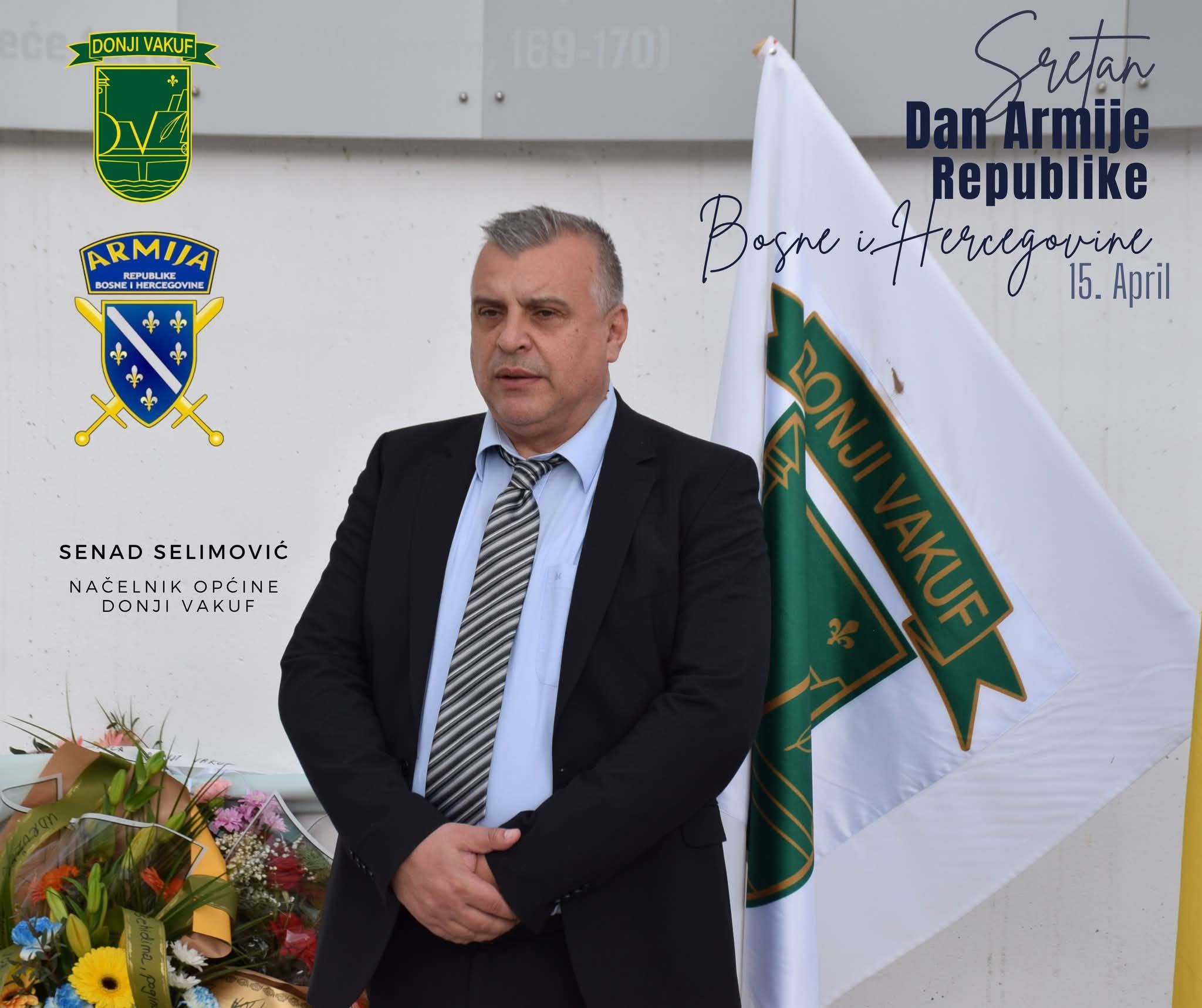 Čestitka načelnika Selimovića povodom Dana Armije Republike Bosne i Hercegovine