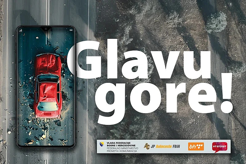 Jedan pogled na mobitel može biti koban – Počinje kampanja ‘Glavu gore!’