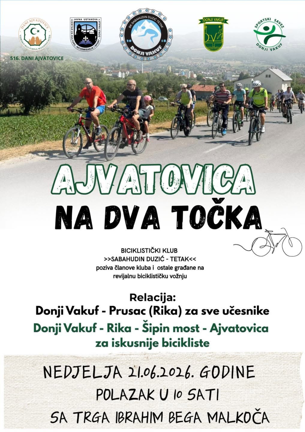 ” Ajvatovica na dva točka” vozi se ove nedjelje