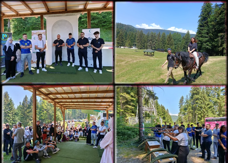 Omladinski kamp na platou Ajvatovice