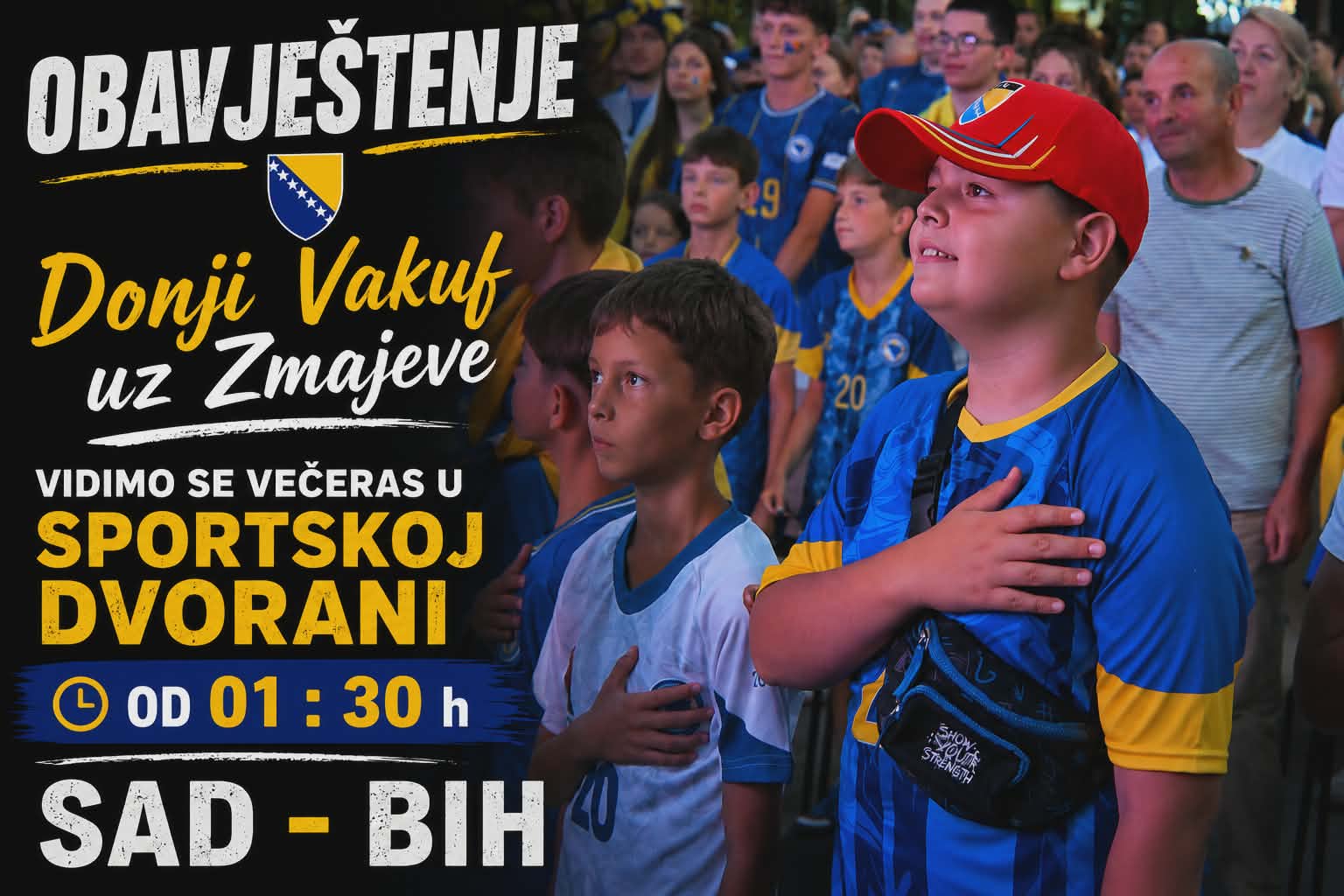 📣𝐎𝐁𝐀𝐕𝐉𝐄Š𝐓𝐄𝐍𝐉𝐄 🇧🇦  𝐙𝐛𝐨𝐠 𝐢𝐳𝐫𝐚𝐳𝐢𝐭𝐨 𝐧𝐞𝐩𝐨𝐯𝐨𝐥𝐣𝐧𝐞 𝐯𝐫𝐞𝐦𝐞𝐧𝐬𝐤𝐞 𝐩𝐫𝐨𝐠𝐧𝐨𝐳𝐞 𝐣𝐚𝐯𝐧𝐨 𝐠𝐥𝐞𝐝𝐚𝐧𝐣𝐞 𝐮𝐭𝐚𝐤𝐦𝐢𝐜𝐞 𝐒𝐀𝐃 – 𝐁𝐢𝐇 𝐛𝐢𝐭 ć𝐞 𝐮 𝐒𝐩𝐨𝐫𝐭𝐬𝐤𝐨𝐣 𝐝𝐯𝐨𝐫𝐚𝐧𝐢 𝐃𝐨𝐧𝐣𝐢 𝐕𝐚𝐤𝐮𝐟