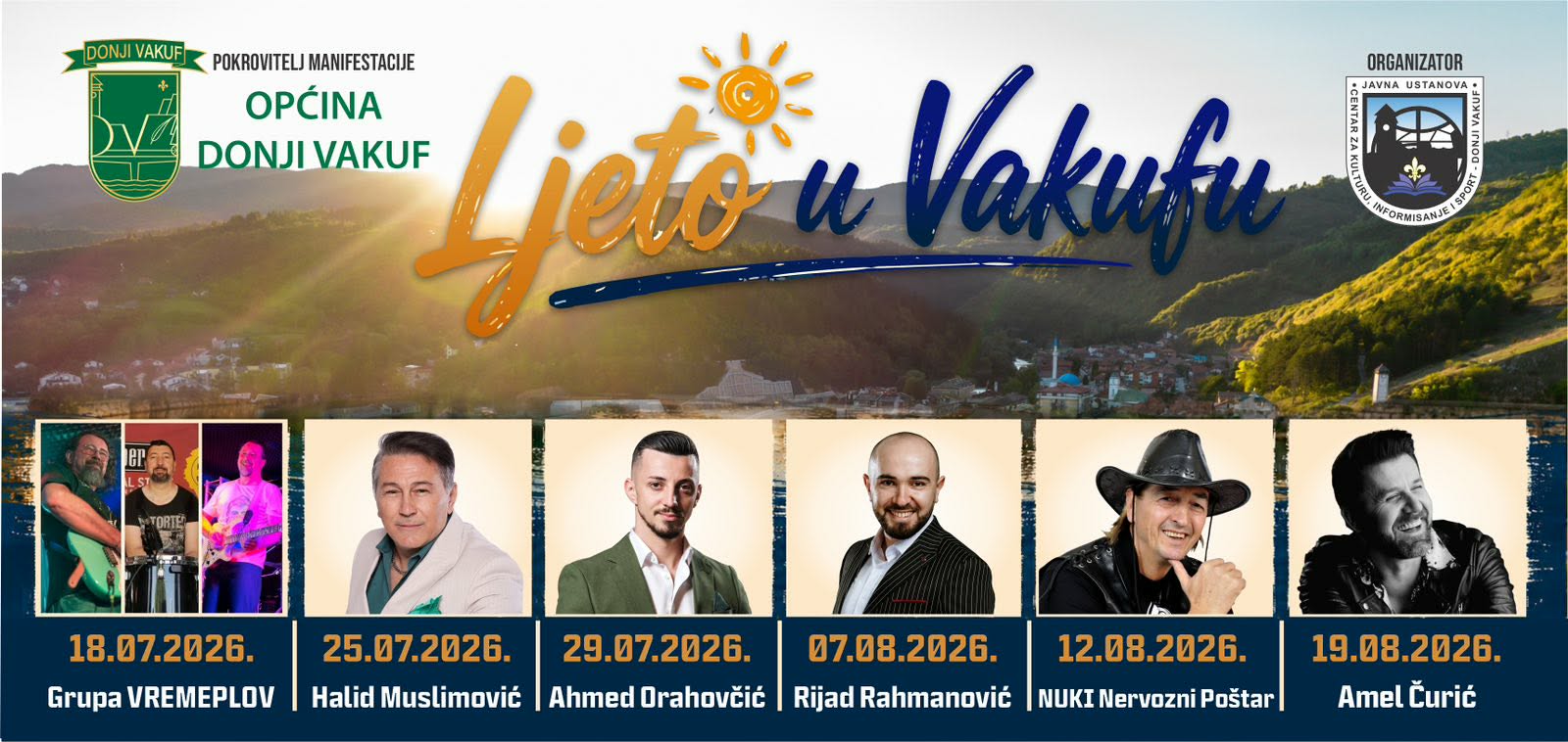 “LJETO U VAKUFU” – Ovoga ljeta ne pitajte gdje je najbolja atomsfera – dođite u 𝐃𝐨𝐧𝐣𝐢 𝐕𝐚𝐤𝐮𝐟