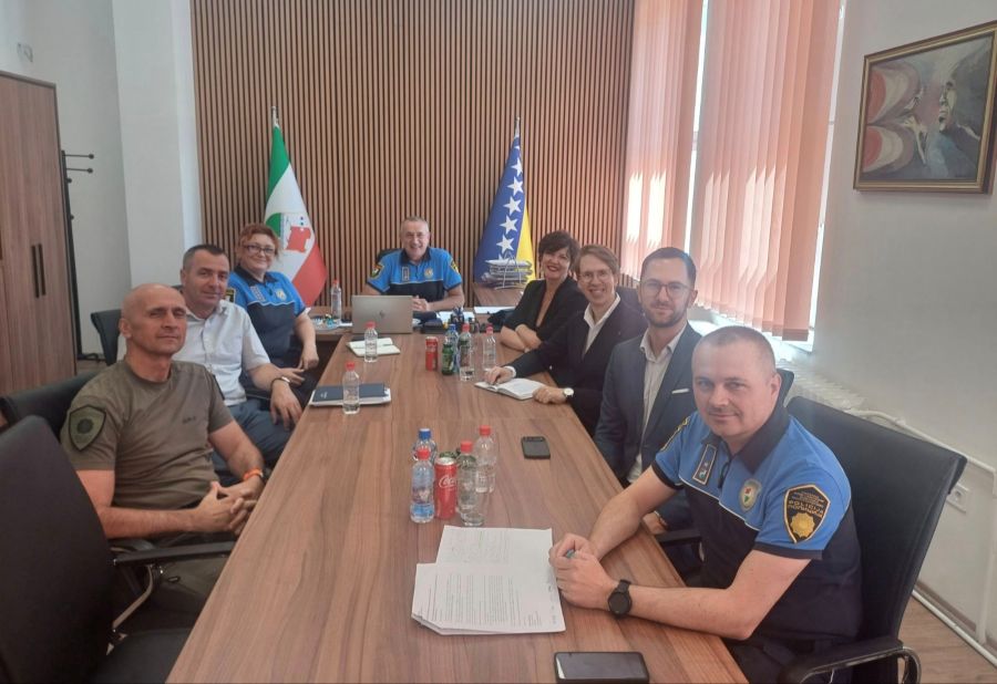 Delegacija Projekta EUPA4BiH posjetila Upravu policije MUP-a Srednjobosanskog kantona
