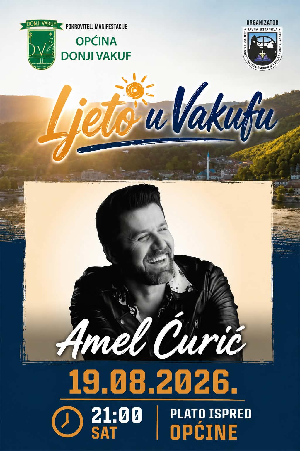 Amel Ćurić stiže u Donji Vakuf – koncert 19. augusta
