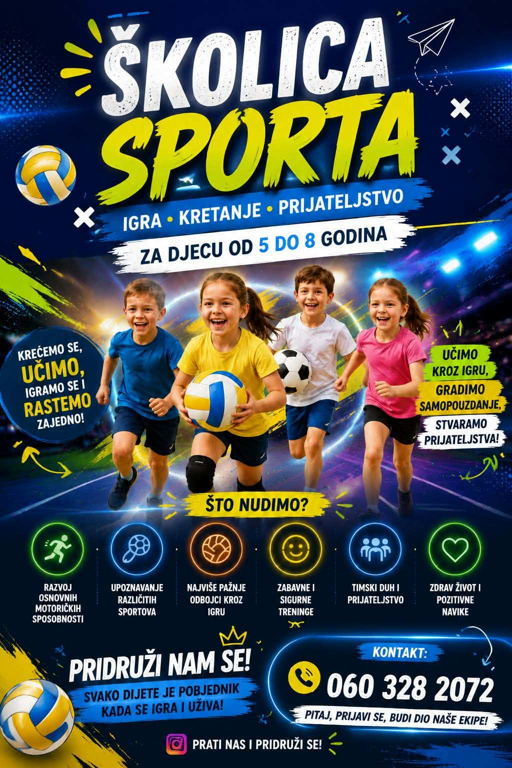 ODBOJKAŠKI KLUB AS – Školica sporta za najmlađe u Donjem Vakufu