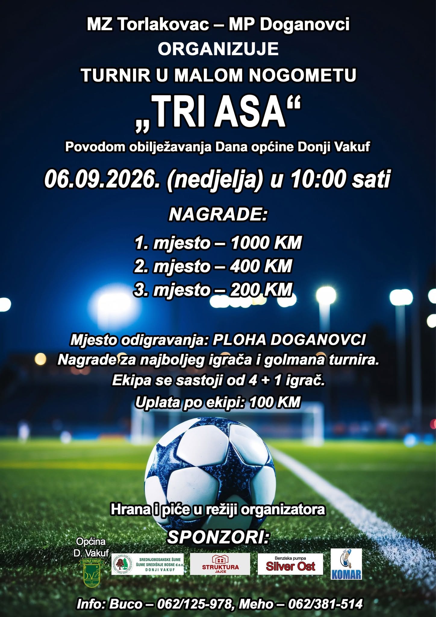 Malonogometni turnir ” TRI ASA” u Doganovcima