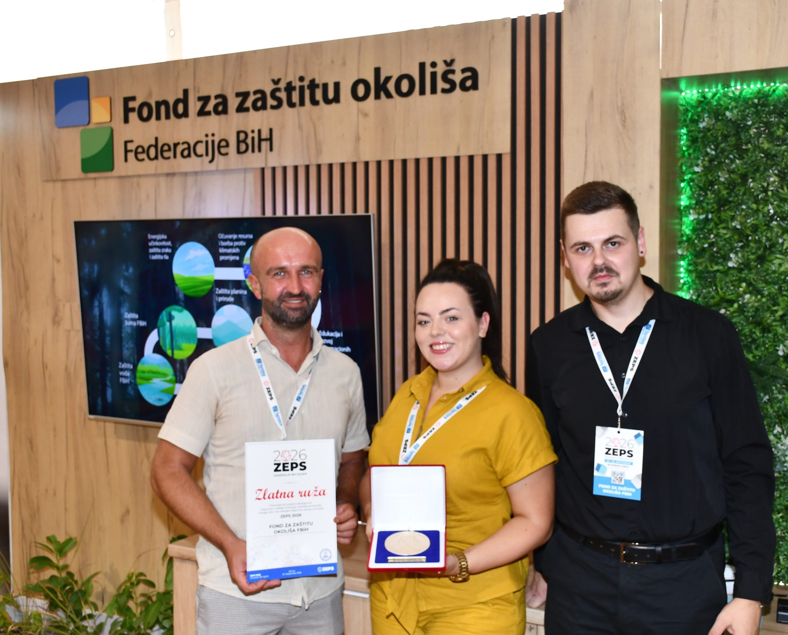 Zapažen nastup i priznanje Fondu za zaštitu okoliša Federacije BiH na ZEPS-u 2026
