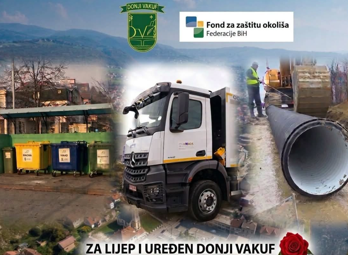 VIŠE OD 600.000 KM IZ FONDA ZA ZAŠTITU OKOLIŠA FBiH ZA INFRASTRUKTURNE I EKOLOŠKE PROJEKTE U DONJEM VAKUFU! 🍃💧