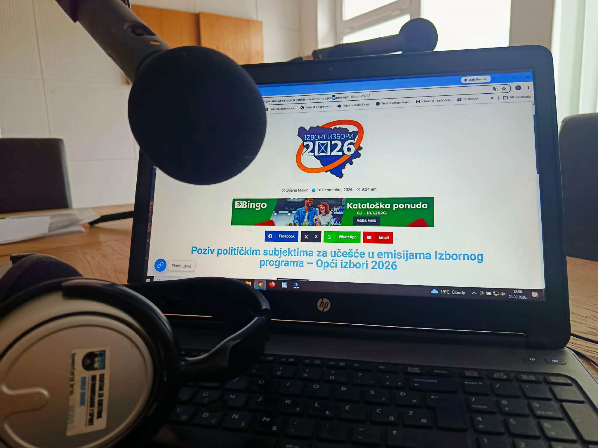OPĆI IZBORI 2026. – U utorak i srijedu nove debatne emisije u programu radija Donji Vakuf