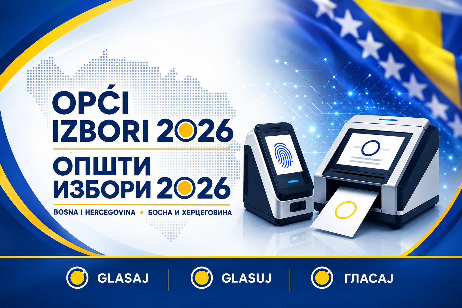 Izbori 2026: Biometrija prvi put na biračkim mjestima u BiH