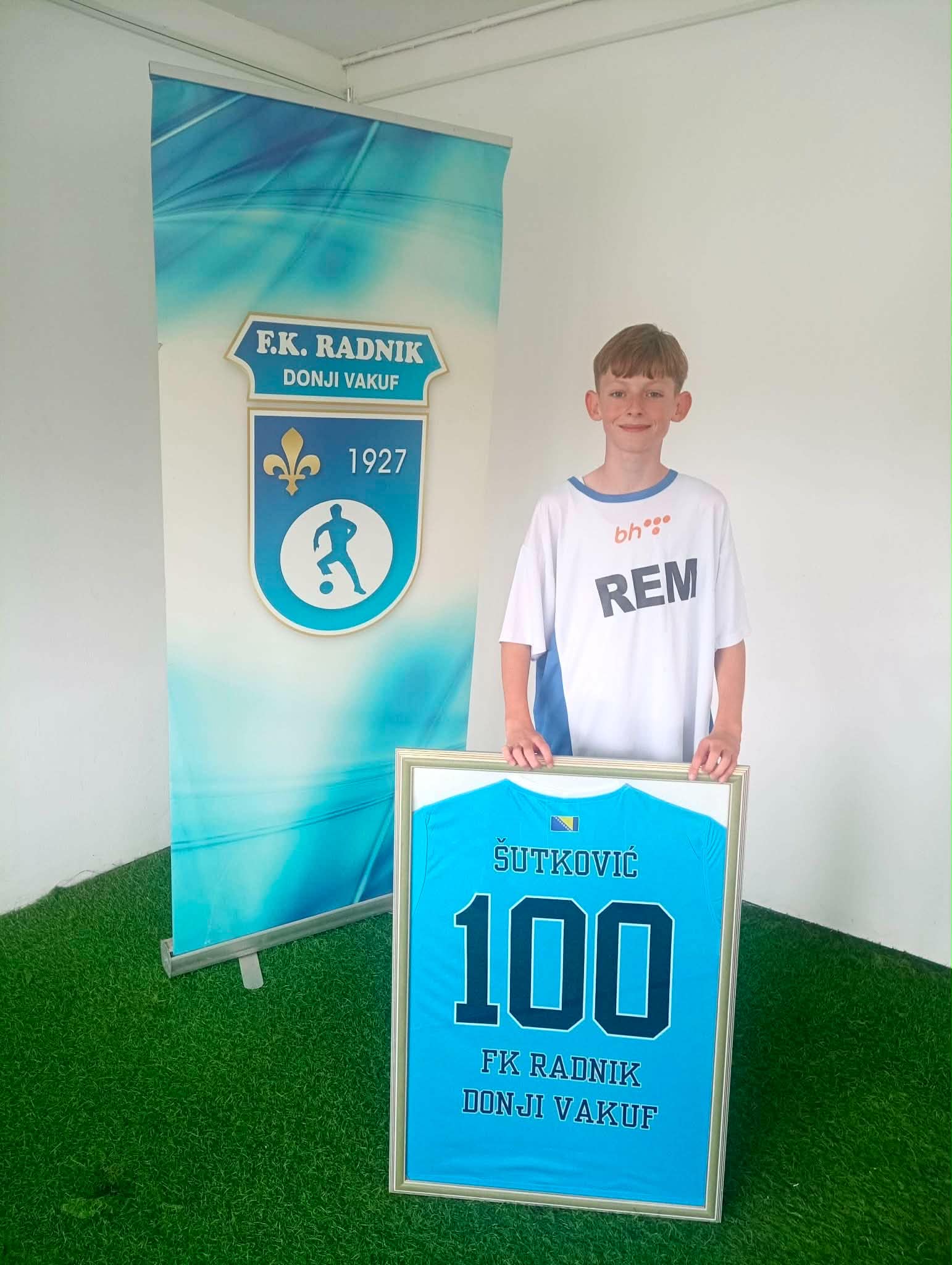 AHMED ŠUTKOVIĆ ODIGRAO 100. ZVANIČNU UTAKMICU ZA FK RADNIK DONJI VAKUF